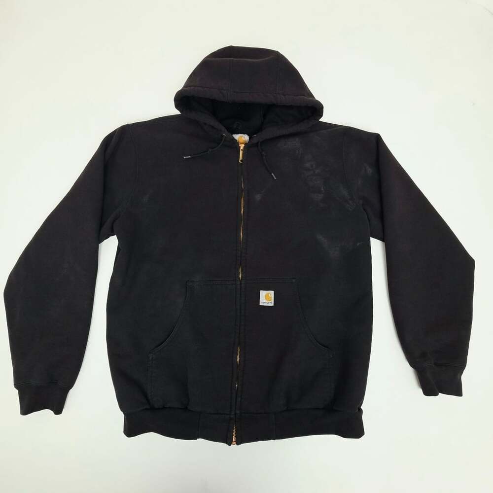 Carhartt Full-Zip Hooded Sweatshirt Black